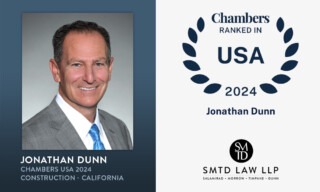 Congratulations to Jonathan Dunn on being recognized in Chambers and Partners USA 2024