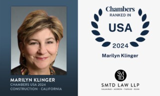 Congratulations to Marilyn Klinger on being recognized in Chambers and Partners USA 2024